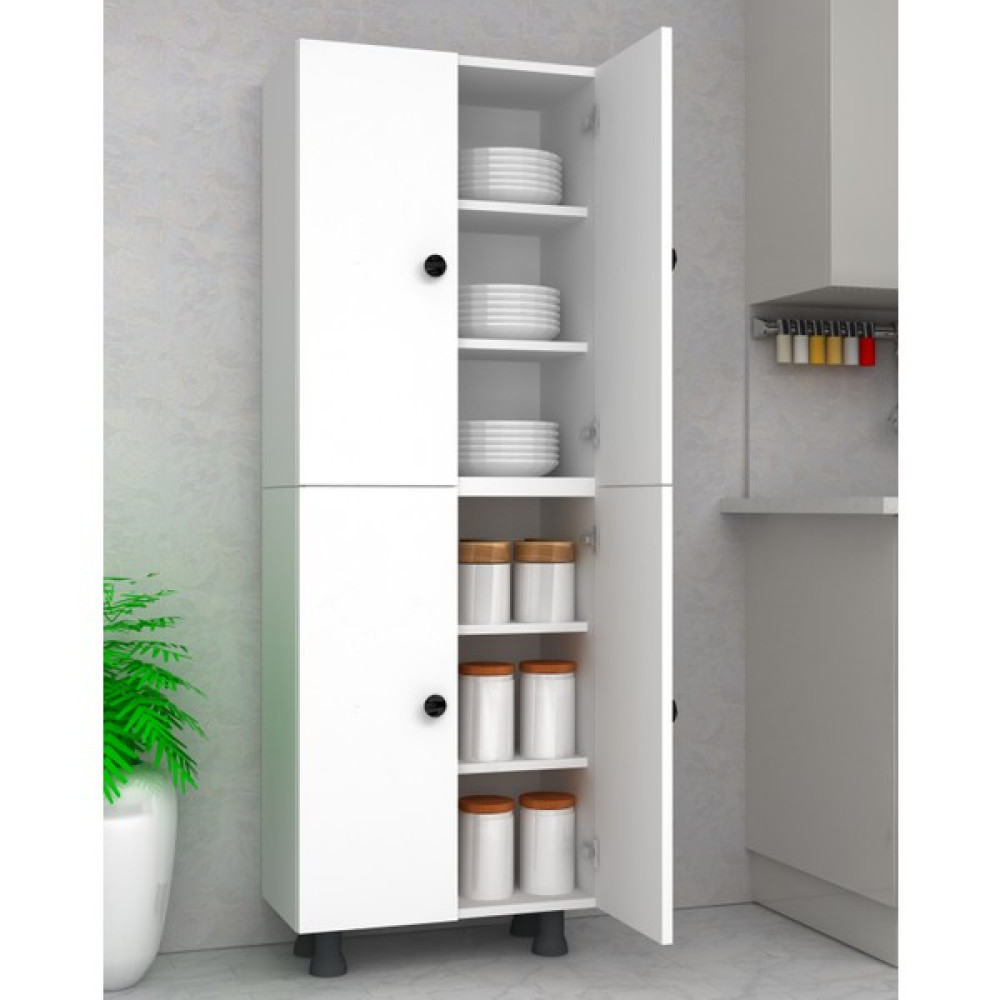 Labelladizayn 6 Bölmeli Çok Amaçlı Mutfak Banyo Kiler Dolabı 50 Cm MDF Mutfak Dolabı / Mobilyası Fiyatı