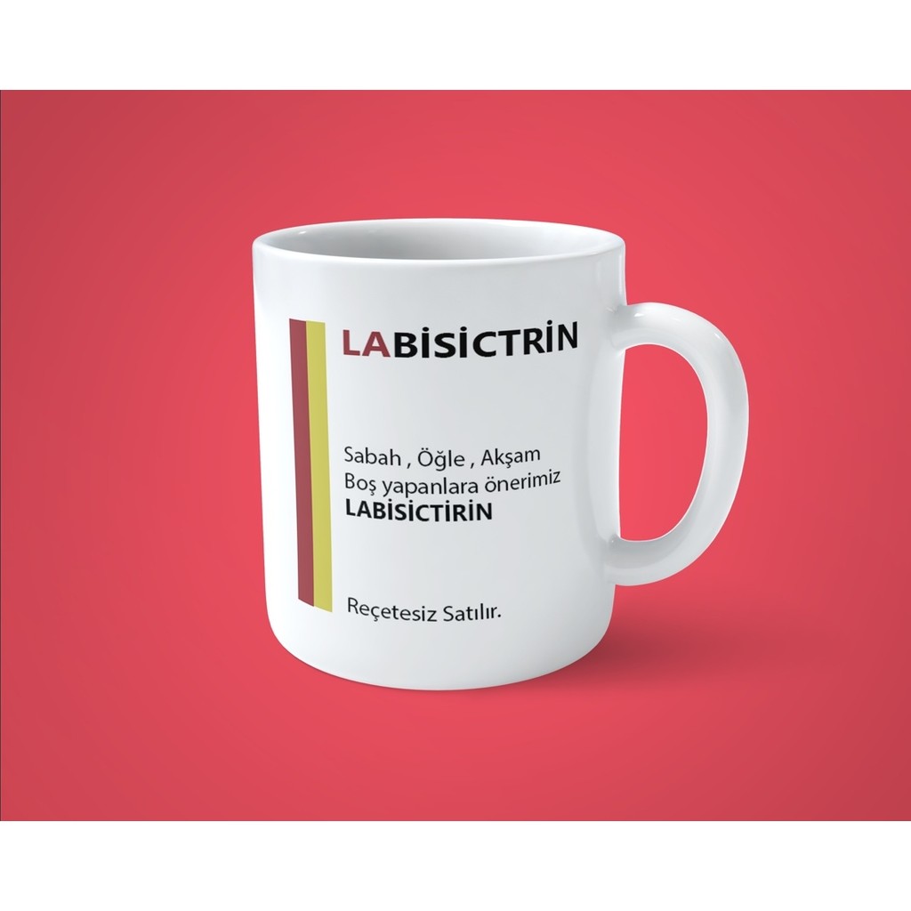 Labisictrin Baskılı Espirili Komik Kupa Bardak - Beyaz Fincan / Bardak / Kahve Takımı Fiyatı
