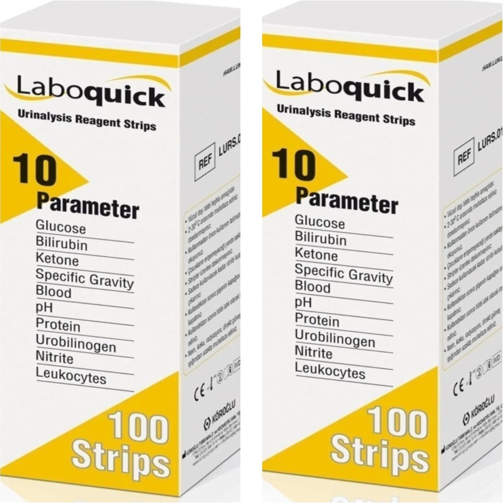 Laboquick Keton Çubuğu İdrar Stribi 2 Kutu 200 Adet Diğer Fiyatı