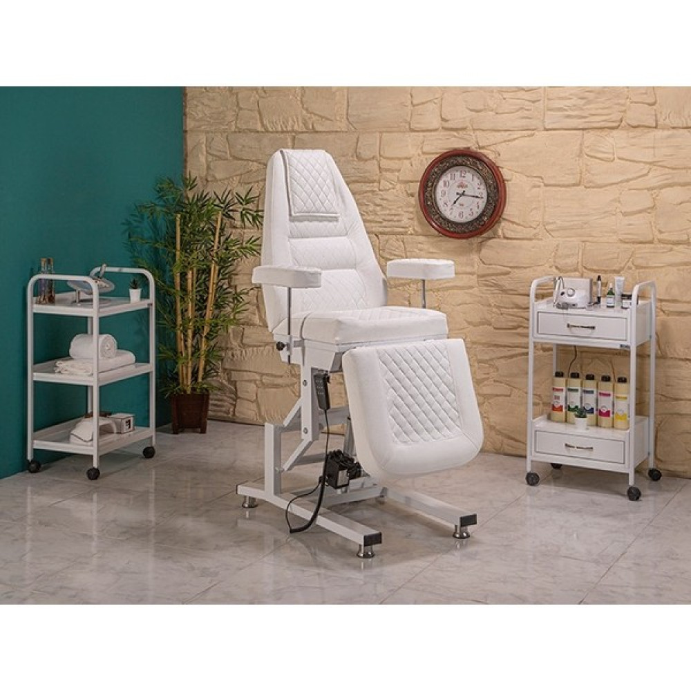 Labortech Elegance 3 Cilt Bakım Epilasyon Saç Ekim ve Muayene Koltuğu-Beyaz | LaborTech-2511 - Beyaz Ofis Koltukları Fiyatı