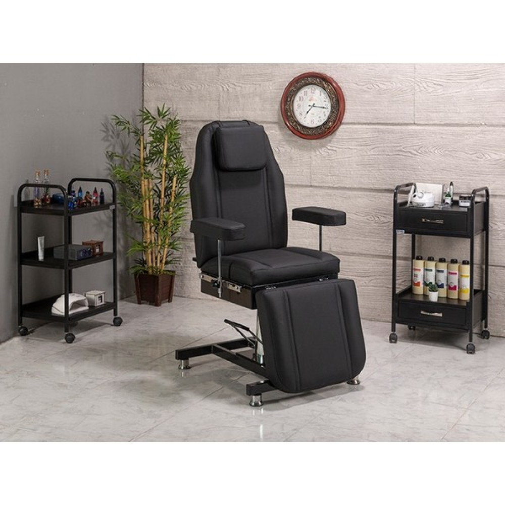 Labortech Hisar-2 Hidrolikli Tattoo ve Dövme Koltuğu-Siyah | LABORTECH-9152 - Siyah Oto Boyaları Fiyatı