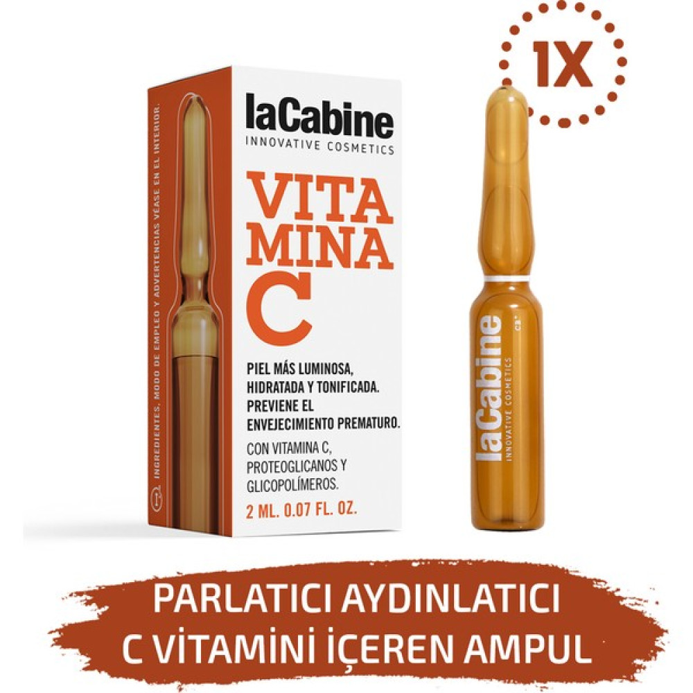 Lacabine 1 Adet C Vitamini Ampul Parlatıcı Aydınlatıcı Yumuşatıcı Nemlendirici Dermaroller Dermapen Yüz Serum Anti-Aging / Yaşlanma Karşıtı Fiyatı