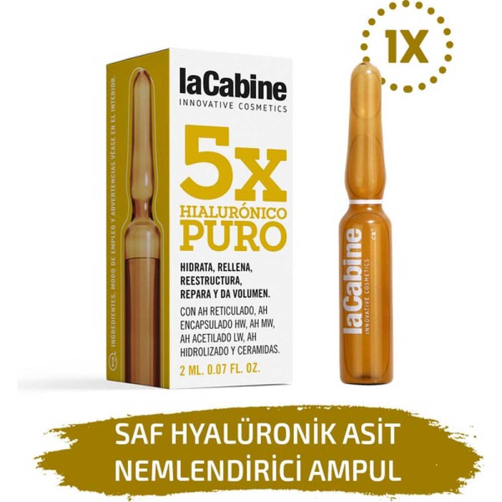 Lacabine 1 Adet Saf Hyalüronik Asit Ampul Nemlendirici Dermaroller Dermapen Yüz Serumu Anti-Aging / Yaşlanma Karşıtı Fiyatı