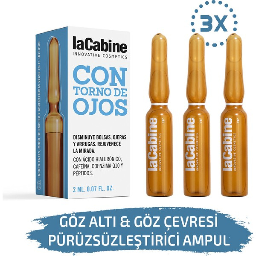 Lacabine 3 Adet Göz Çevresi Kaz Ayakları Ampul Göz Altı Torbası Morluğu Giderici Dermaroller Dermapen Serum Göz Kremi Fiyatı