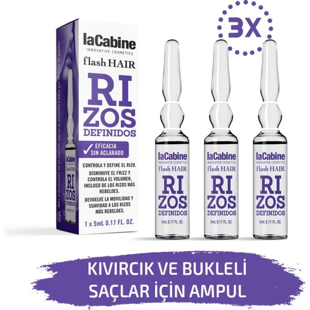Lacabine 3'lü Kıvırcık Bukleli Saçlar Için Ampul Kıvrım Kabarıklık Önleyici Dermaroller Dermapen Saç Serumu Saç Bakım Maskeleri & Serumlar & Spreyler Fiyatı