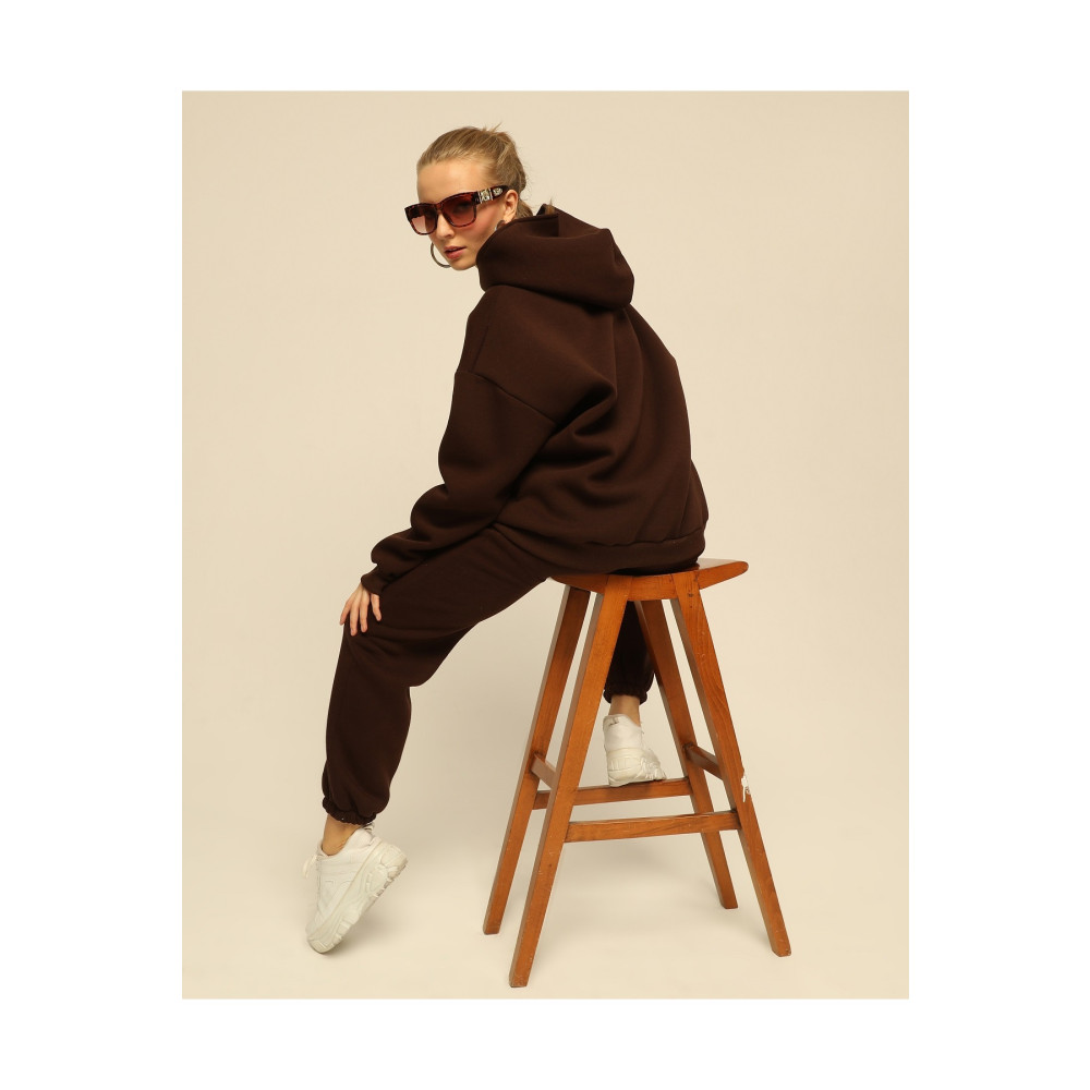 LACASE Kadın Unisex Kapüşonlu 3 Iplik Oversize Eşofman Takımı M Beden Kadın Eşofman Fiyatı