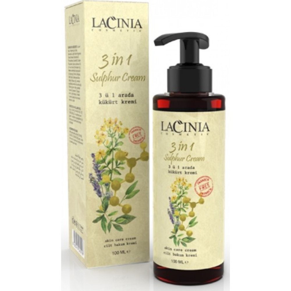 Lacinia 3 In 1 Kükürt Kremi 100 ml Akne ve Sivilce Bakımı Fiyatı