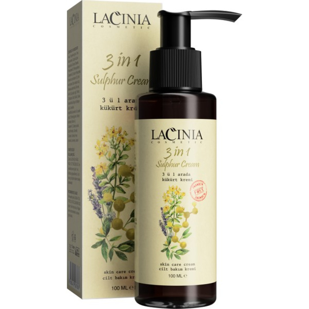 Lacinia 3 In 1 Kükürt Kremi 100 ml Nemlendiriciler Fiyatı