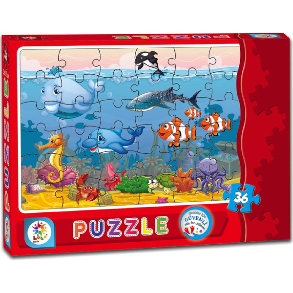 Laço Denizaltı 36 Parça Çocuk Puzzle Eğitici Oyuncak Fiyatı