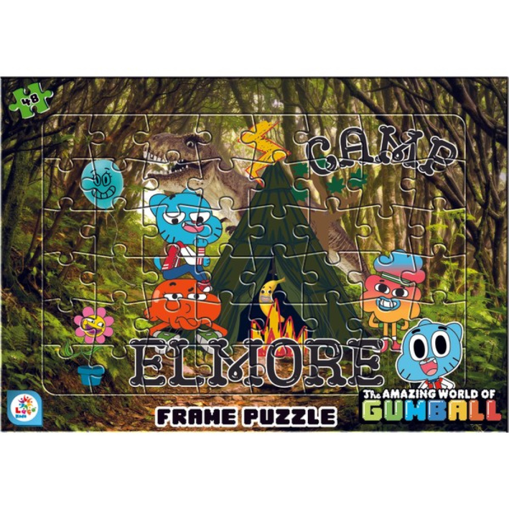 Laço Kids Gumball 48 Parça Frame Puzzle Eğitici Oyuncak Fiyatı