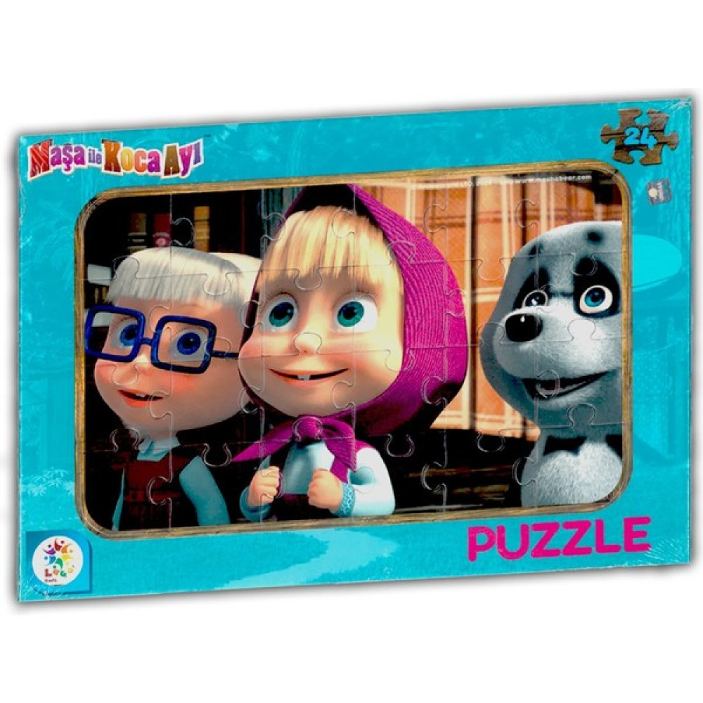 Laço Kids Koca Ayı ile Maşa 24 Parça Lisanslı Puzzle/yapboz Eğitici Oyuncak Fiyatı