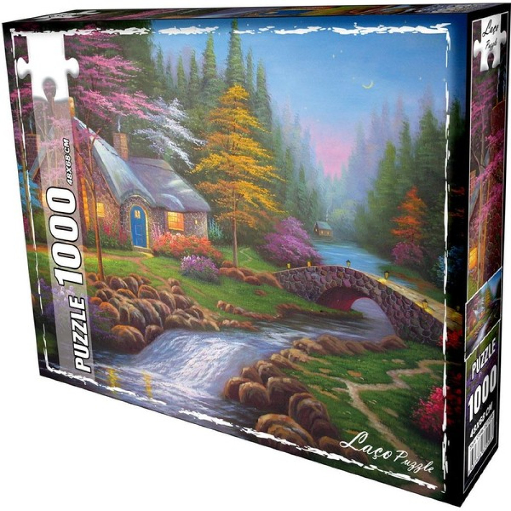 Laço Kids LC7258 Doğa Harikası Manzara Ay Kulübesi 1000 Parça Puzzle Puzzle & Aksesuarları Fiyatı
