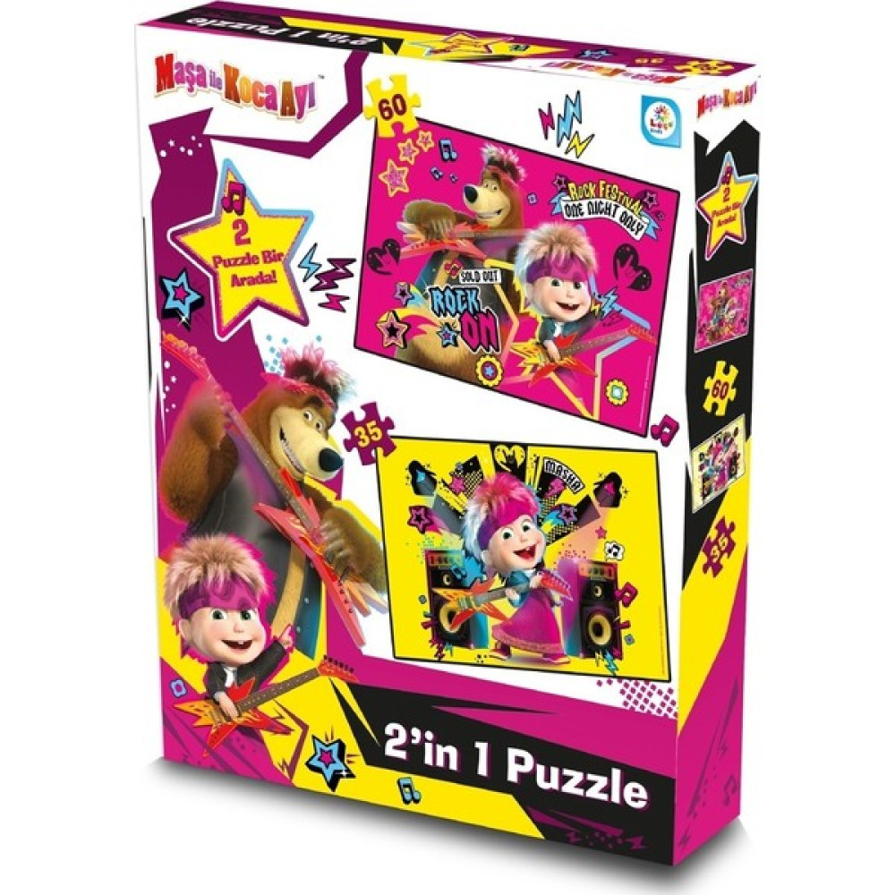 Laço Kids Maşa ile Koca Ayı 2'li Puzzle Eğitici Oyuncak Fiyatı