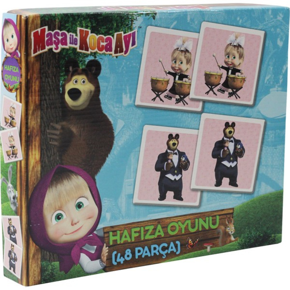 Laço Kids Maşa ile Koca Ayı Hafıza Oyunu 48 Parça Oyun & Hobi Fiyatı