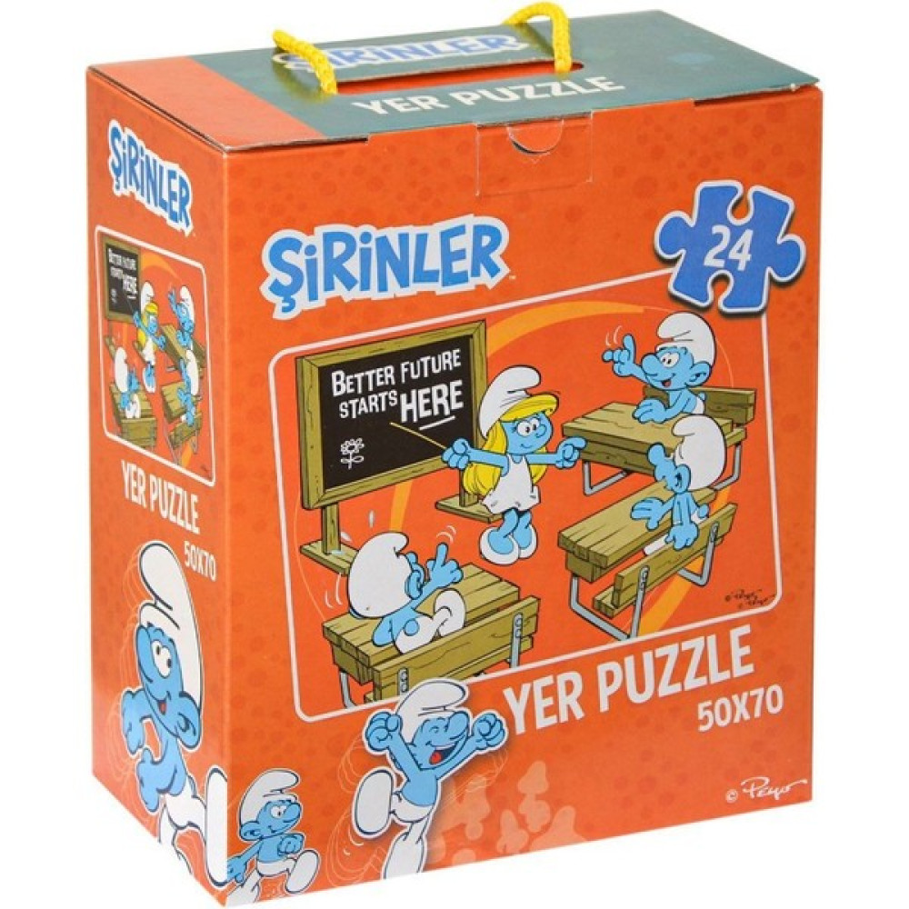 Laço Kids SRN7728 Şirinler Yer Puzzle - Laço Kids Eğitici Oyuncak Fiyatı