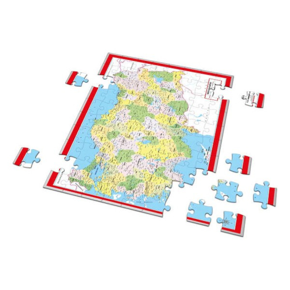 Laço Kids Türkiye Siyasi Haritası Puzzle ( 136 Parça ) Puzzle & Aksesuarları Fiyatı