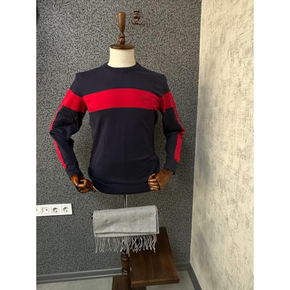 Lacoste Erkek Bisiklet Yaka Renk Bloklu Parçalı Triko Erkek Kazak & Süveter & Triko Fiyatı