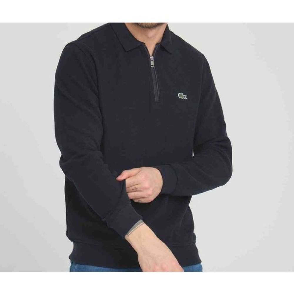 Lacoste Lacivert Regular Fit Yarım Fermuar Polo Kazak Erkek Kazak & Süveter & Triko Fiyatı