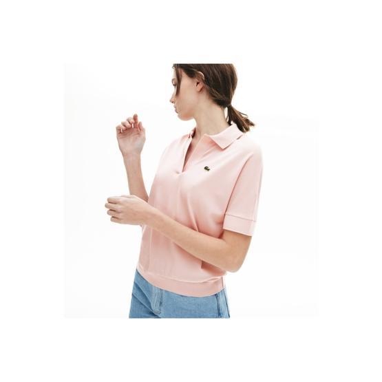Lacoste PF0504 Mavi Kadın T-Shirt