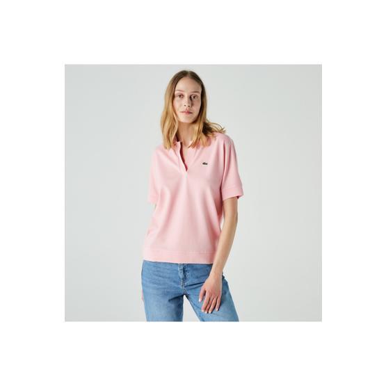 Lacoste PF0504 Mavi Kadın T-Shirt