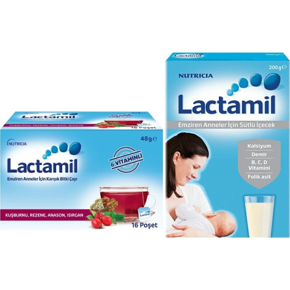 Lactamil Emziren Anneler Için Içecek Seti Bebek Mamaları Fiyatı
