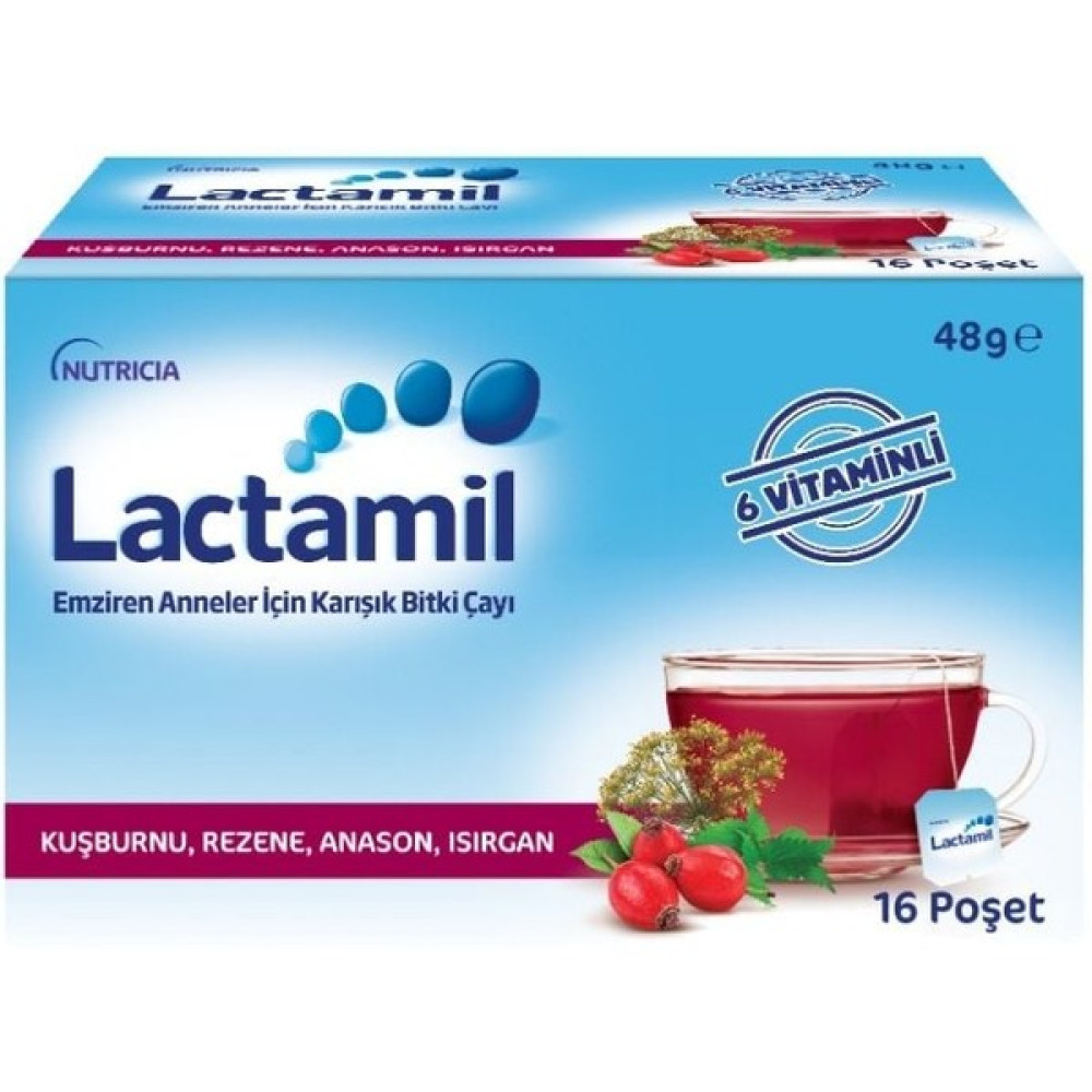 Lactamil Emziren Anneler Için Karışık Bitki Çayı 48GR Bebek Mamaları Fiyatı