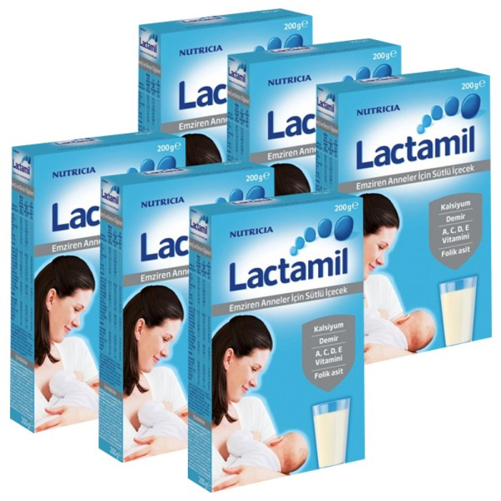 Lactamil Emziren Anneler Için Sütlü Içecek 200 gr x 6 Adet Bebek Mamaları Fiyatı