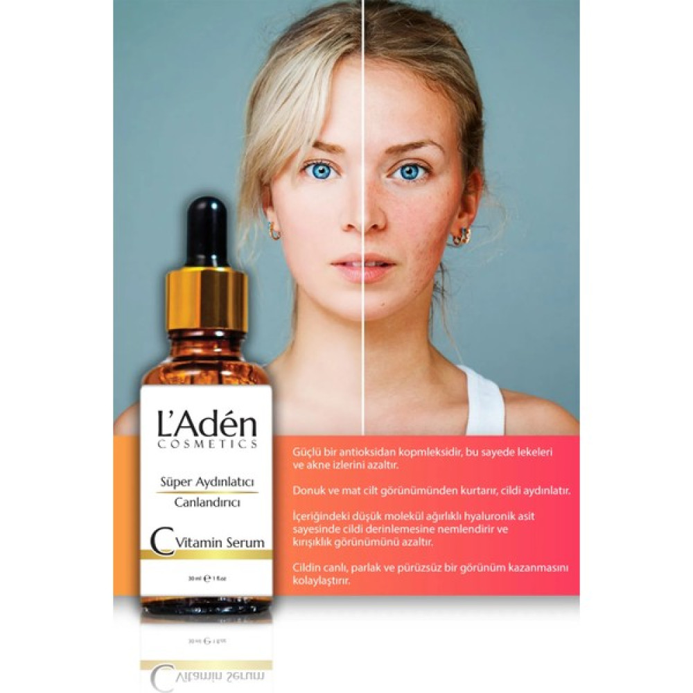 Laden L'aden Cosmetics , Leke Karşıtı , Aydınlatıcı C Serum Cvs-945096 Anti-Aging / Yaşlanma Karşıtı Fiyatı