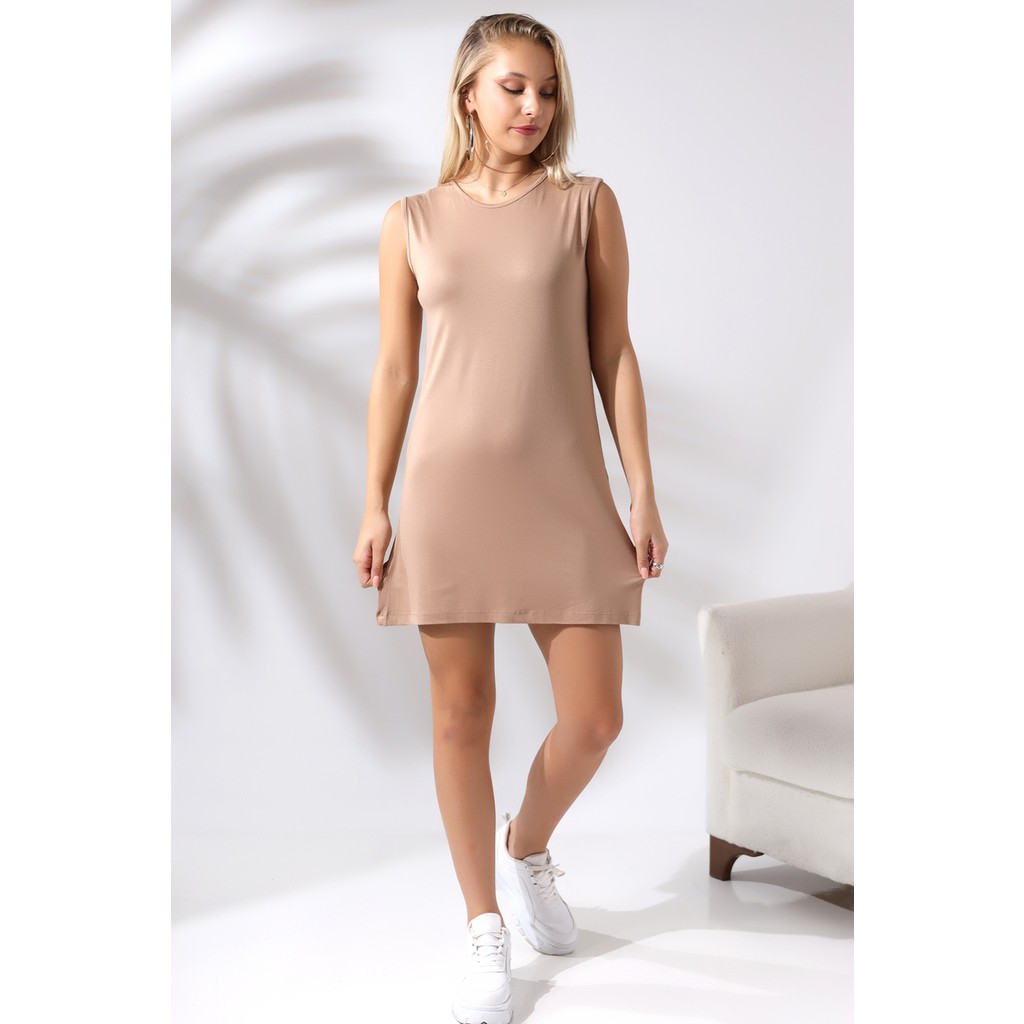 Ladies Kolsuz Uzun Tunik 20390 Büskivi Tunik Fiyatı