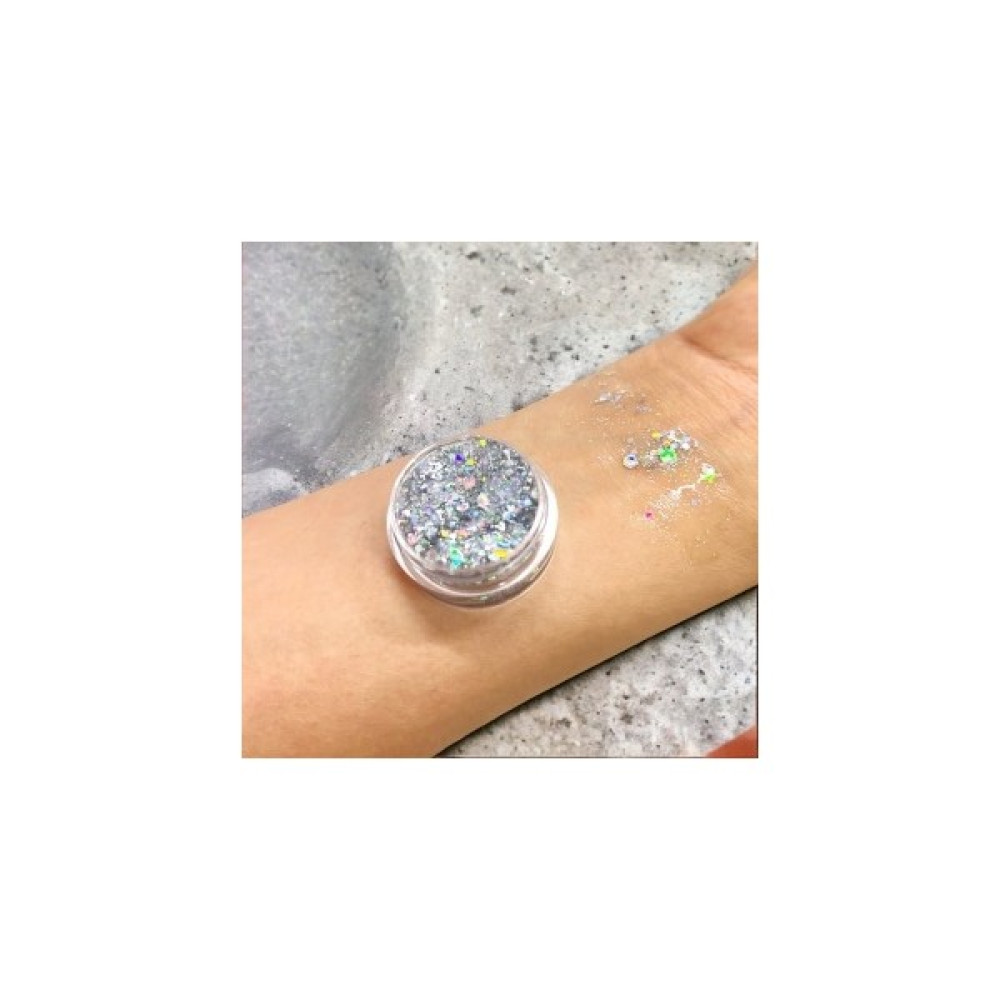 Lady Beauty Glitter Jel Far 6 ml - GÜMÜŞ Göz Farı Fiyatı