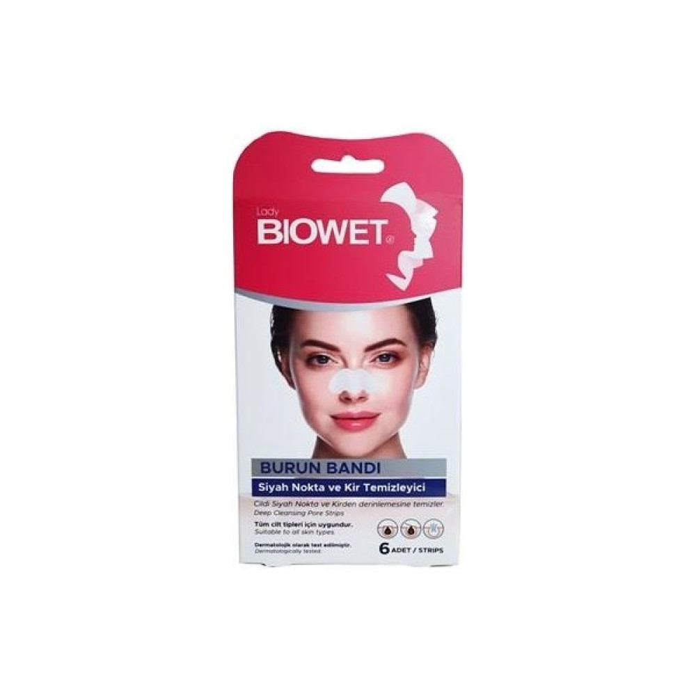 Lady Biowet Burun Bandı Siyah Nokta ve Kir Temizleyici Akne ve Sivilce Bakımı Fiyatı