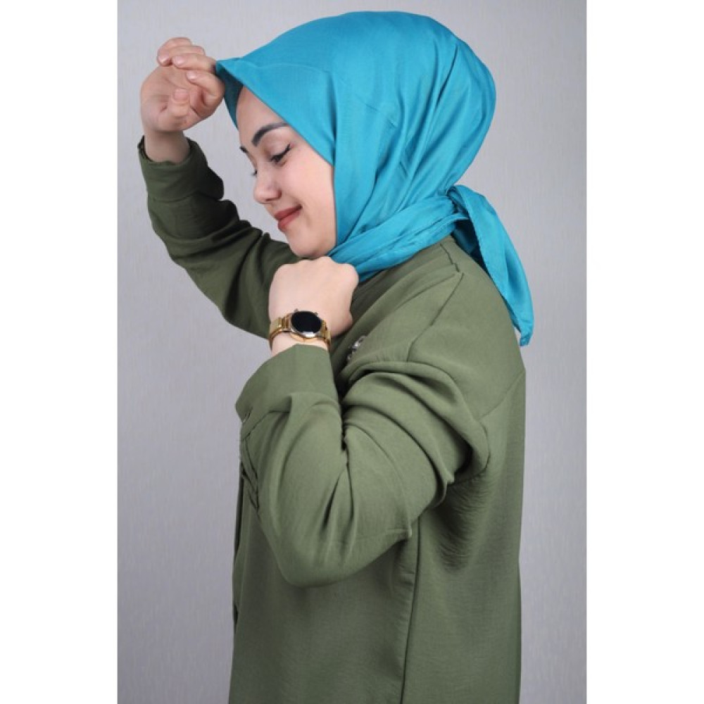 Lady Coco Kenarı Dikişli Düz Renk Yazma Desen-01 Renk-19 -96 Eşarp Fiyatı
