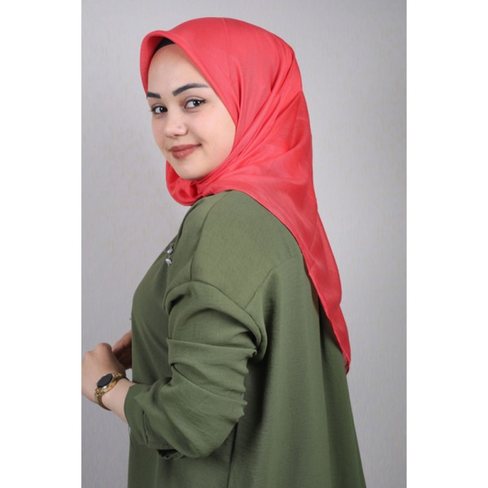 Lady Coco Ladycoco Kenarı Dikişli Düz Renk Yazma - Desen-01 - Renk-04 -96 Eşarp Fiyatı