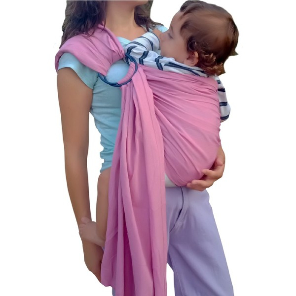 ladybeby Lady Ring Halka Sling Kanguru Gül Kurusu Rengi - Pembe-Gri Bebek Arabası ve Pusetler Fiyatı