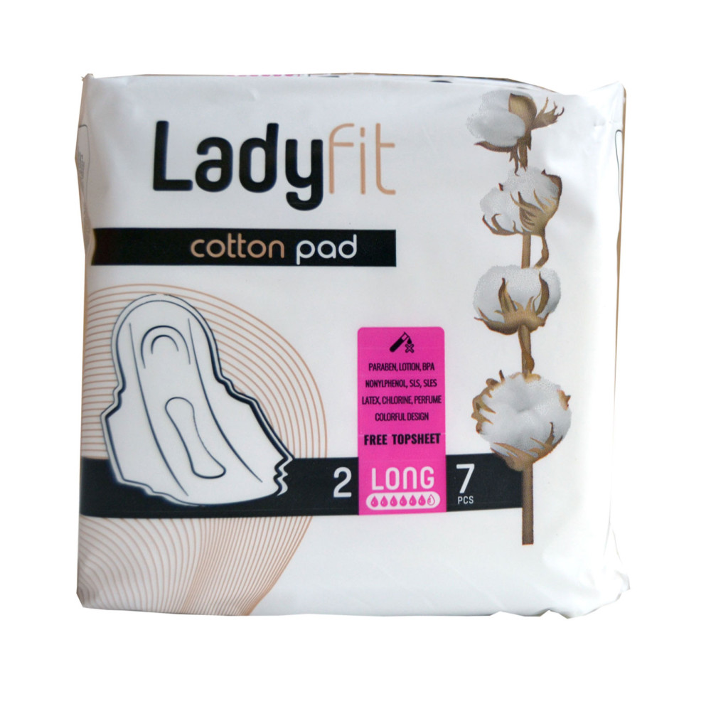 Ladyfit Hijyenik Ped Bambu Uzun 7'li