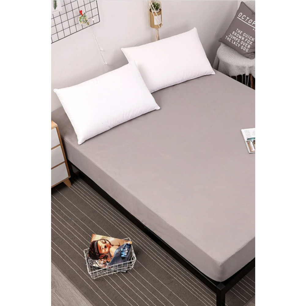LADYNİL 100x200 Tek Kişilik Lastikli Penye Çarşaf %100 Pamuk Bej 100 x 200 Beden Çarşaf Fiyatı