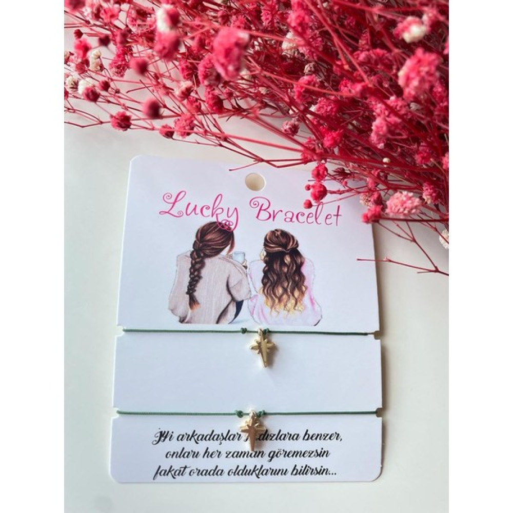 Laelia Aksesuar 2 Li Yeşil Arkadaş Bilekliği Saat ve Bileklik Aksesuarı Fiyatı