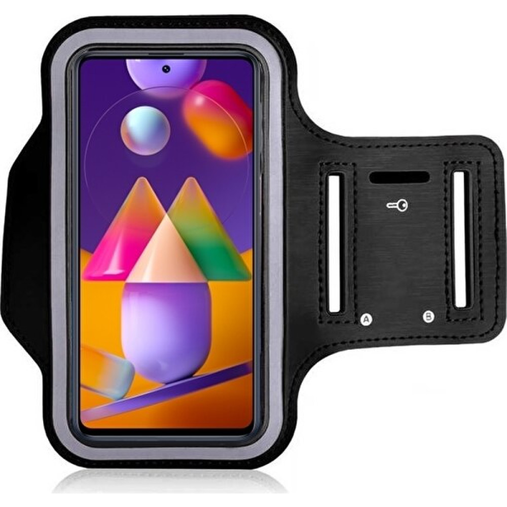 Laggır Samsung Galaxy M31S Kılıf Kol Bandı Spor Koşu Bisiklet Fitness Telefon Kılıfı 6.5" Cep Telefonu Kılıfı Fiyatı
