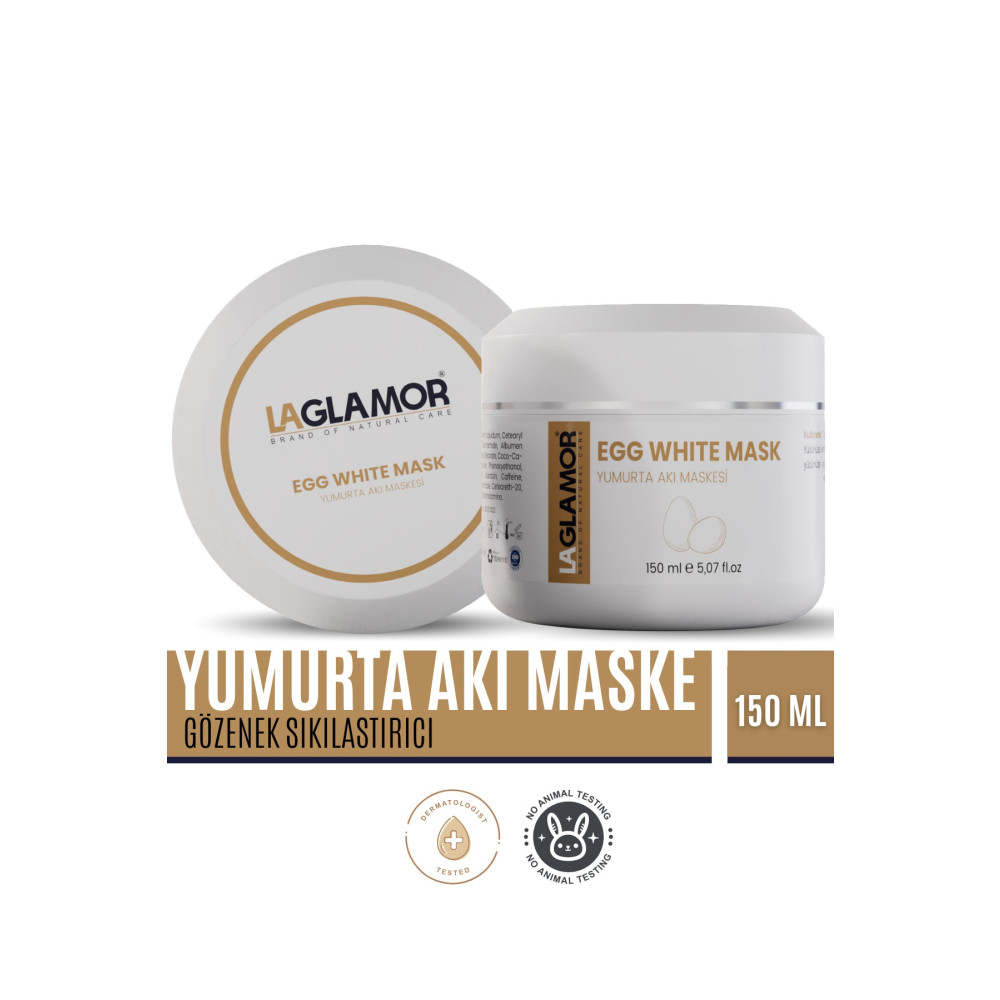 Laglamor Gözenek Sıkılaştırıcı Yumurta Akı Maskesi - Egg White Pore Mask 150 ml Cilt ve Yüz Bakımı Fiyatı