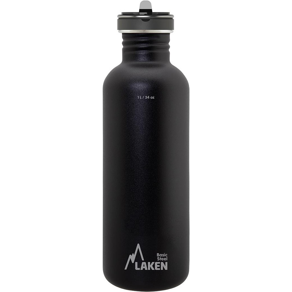 Laken Basic Lkbsf100Ne 1 L Flow Kapak Çelik Siyah Şişe Suluk Fiyatı