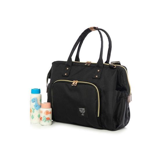 Lal Baby Baggage Bag Siyah Omuz Askılı Anne Bebek Bakım Çantası