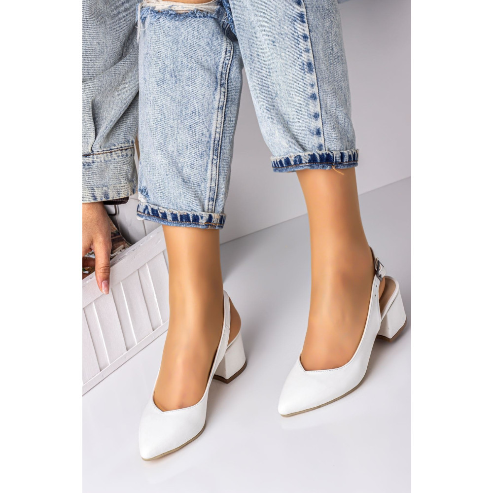 Lal Shoes & Bags 5 Cm Topuklu Bayan Topuklu Ayakkabı-beyaz 39 Beden Topuklu Ayakkabı Fiyatı