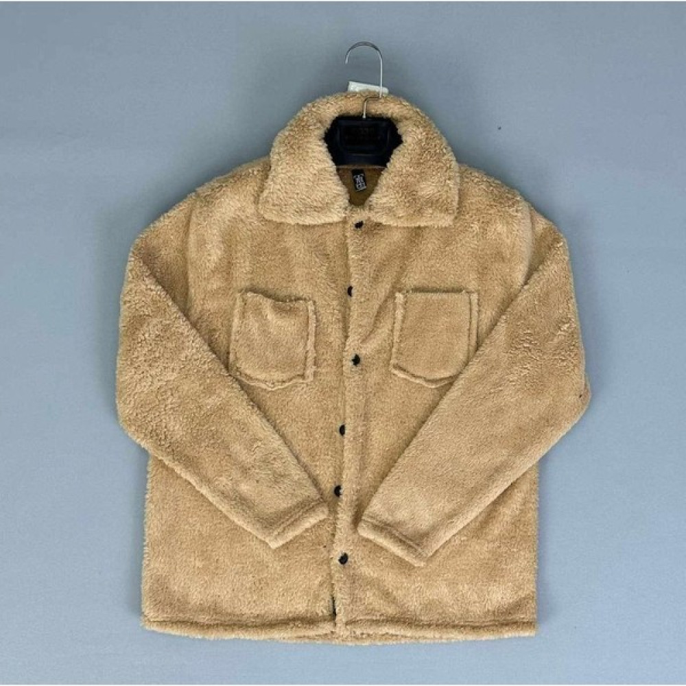 Lala Boutique Pelüş Ceket Unisex Normal Kalıp Cep Detaylı Peluş Gömlek Erkek Ceket Fiyatı