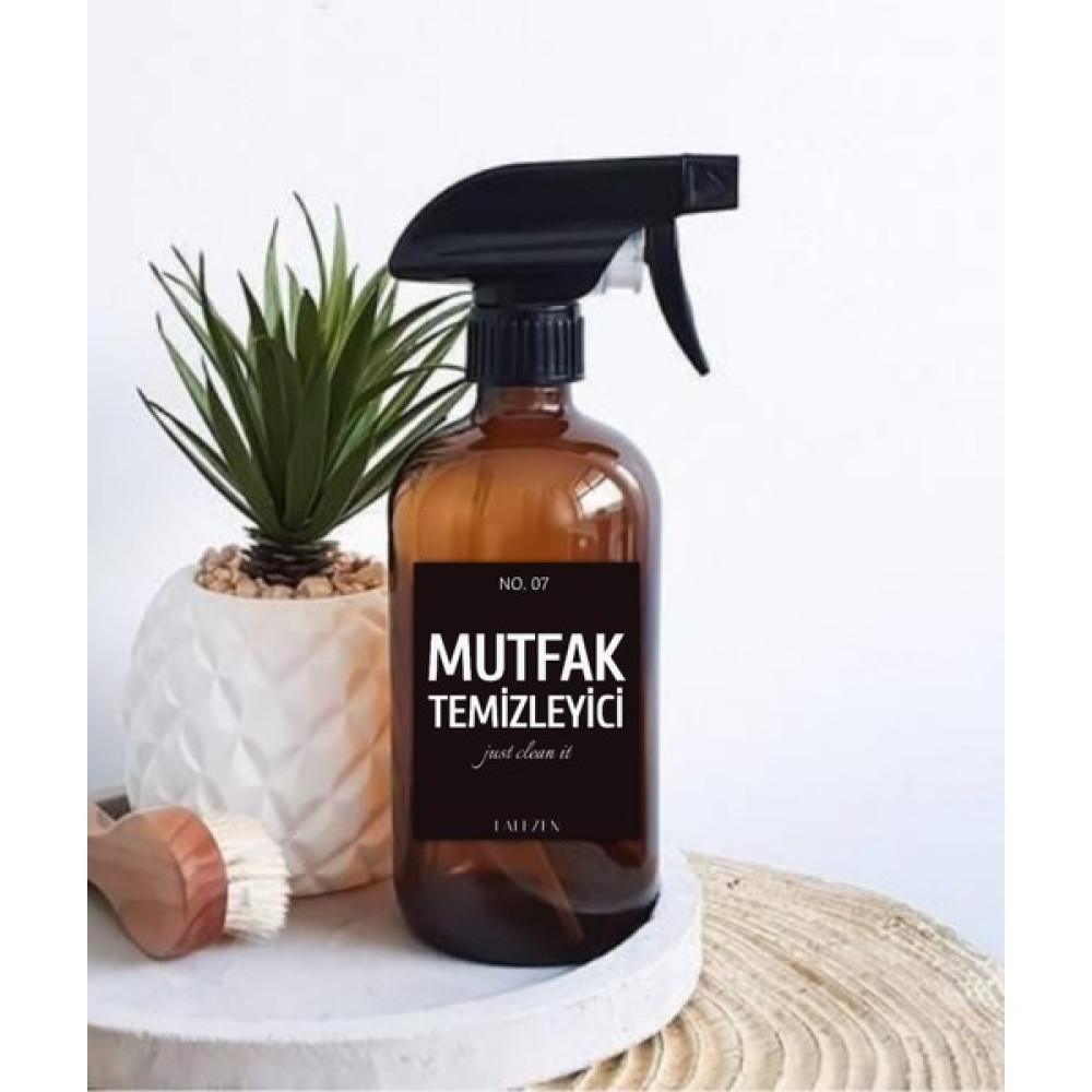 Lalezen Amber Cam Şişe 500 ml Mutfak Temizleyici Etiketli Sabunluk Fiyatı