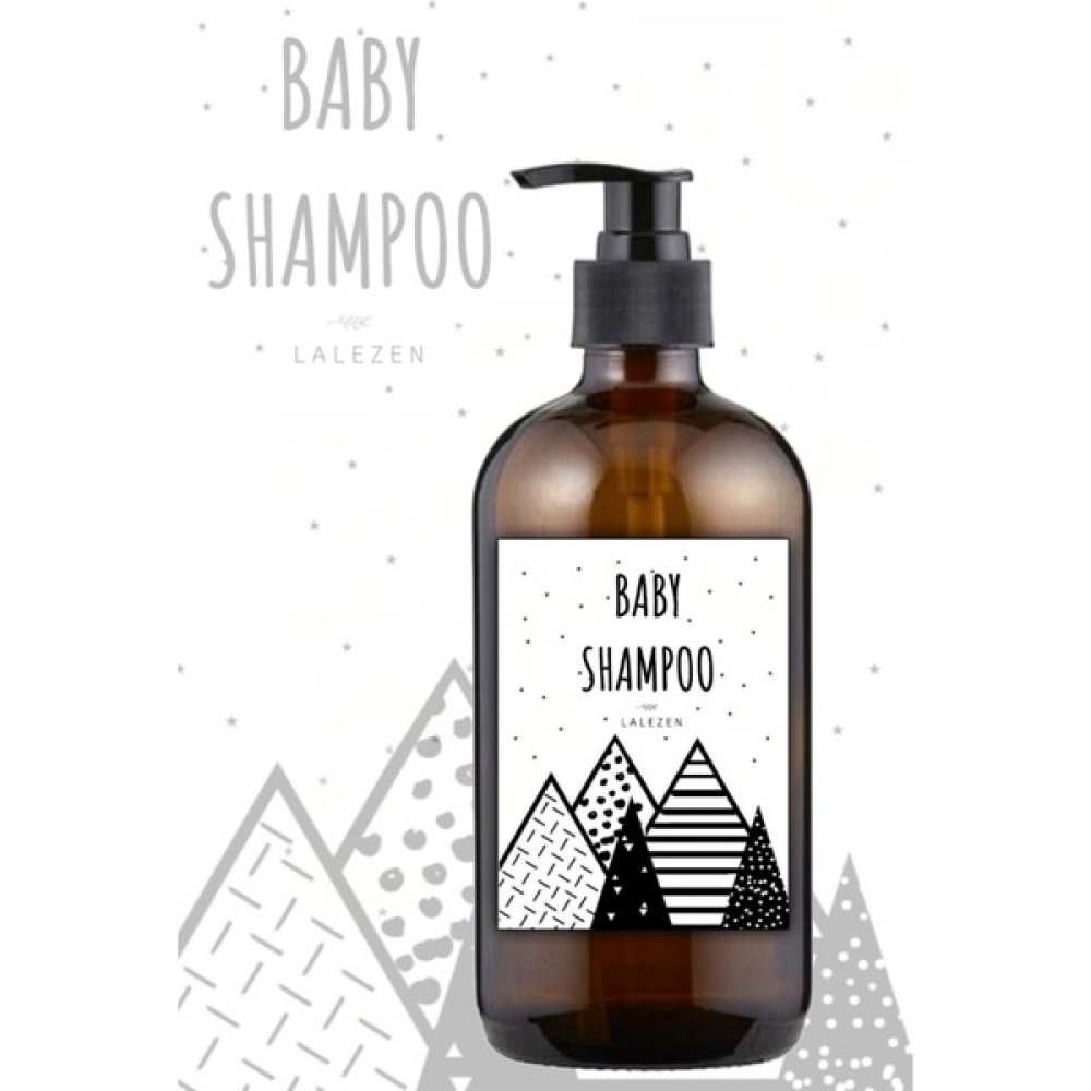 Lalezen Bebek Şampuanı Etiketli Amber Cam Şişe 500 ml Sabunluk Fiyatı