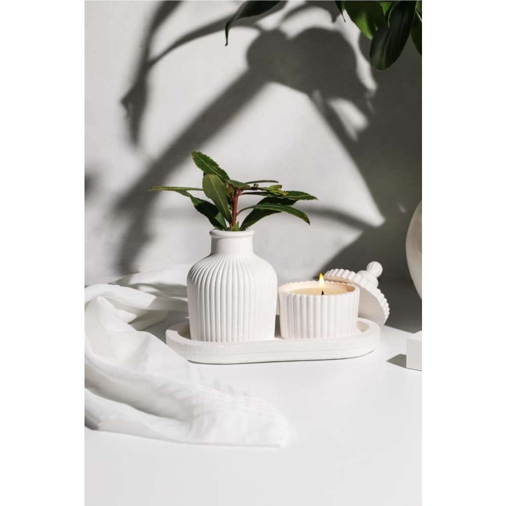 LALEZEN HOME Stantlı Mum Ve Vazo Set Dekoratif Mum Fiyatı
