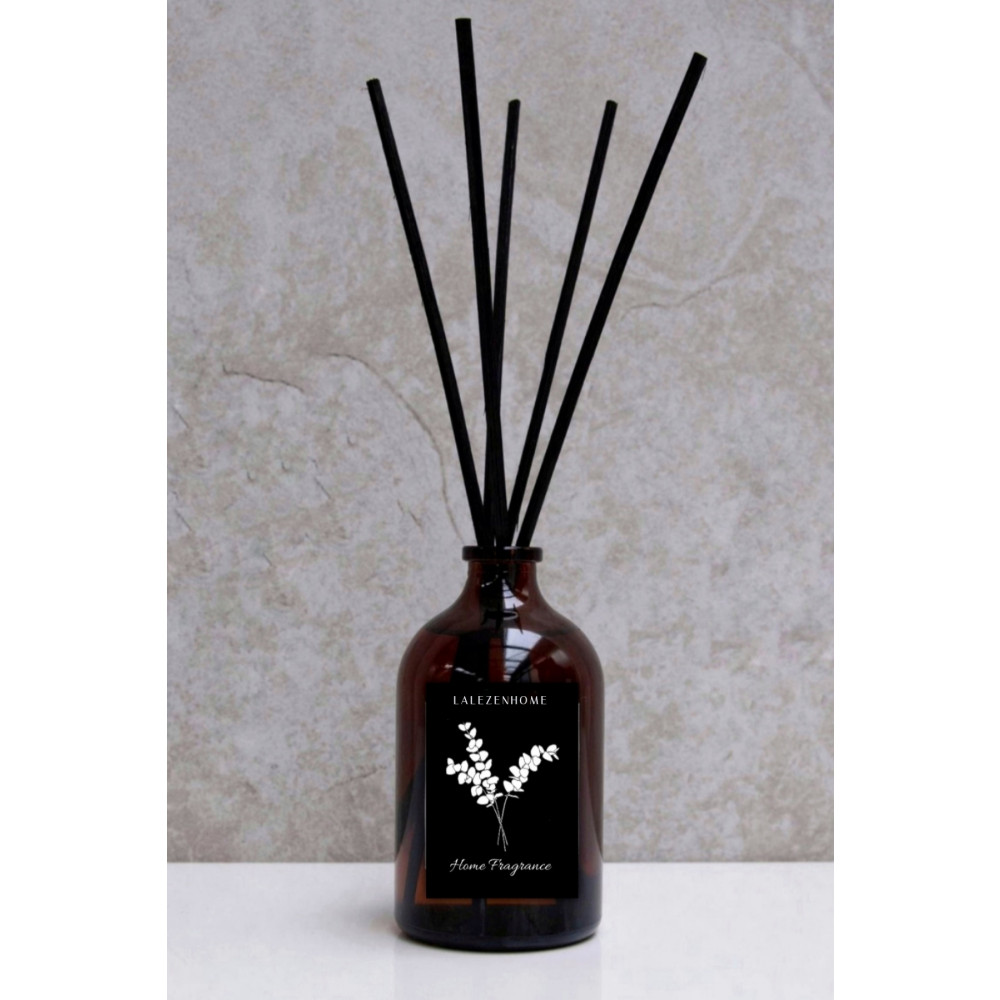 LALEZEN HOME Vanilya Kokusu Bambu Çubuklu Amber Cam Şişeli 100 Ml Oda Kokusu Fiyatı