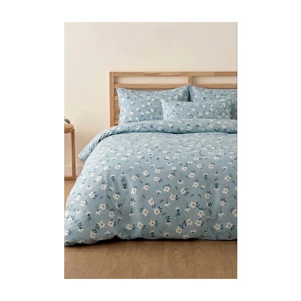 Laliva Çift Kişilik -Çarşafı Lastikli-Pamuk Nevresim Takımı-Papatya - Renkli - 200 x 220 cm Nevresim Takımı Fiyatı