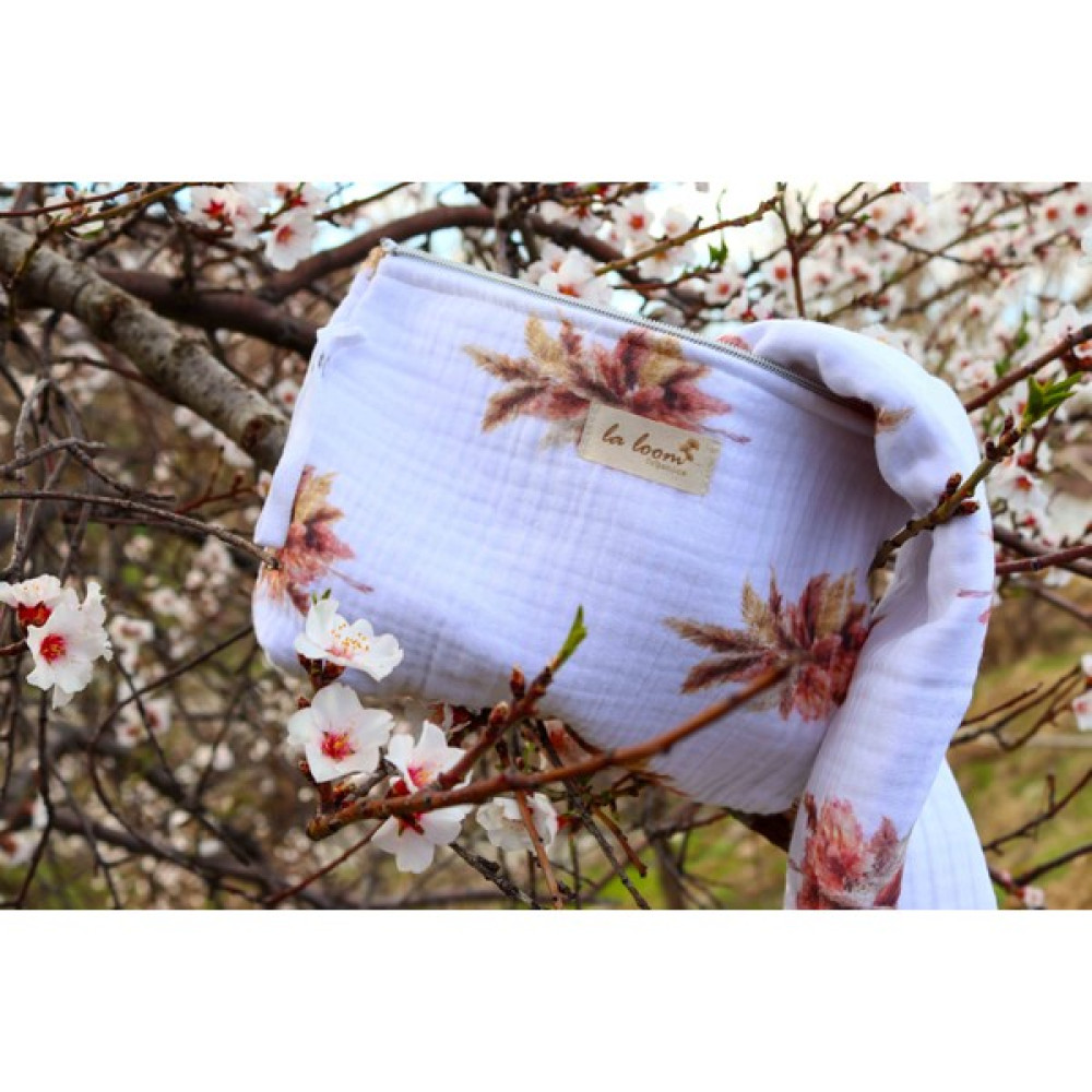 LaLoom Organics LaLoomOrganics Pampas Organik Pamuk 4 Katlı Müslin Set - Beyaz Bebek Battaniyesi Fiyatı