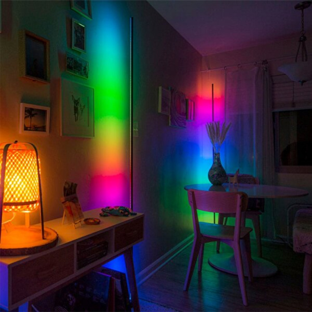 Lambaled Köşe Pixel Rgb Kumandalı Lambader Siyah Gövde Lambader Fiyatı